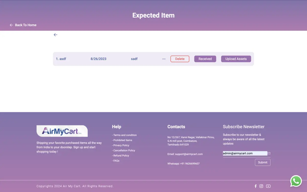 Air My Cart screenshot 4 of 7