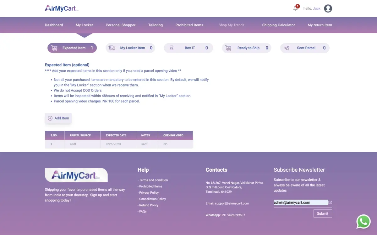 Air My Cart screenshot 5 of 7